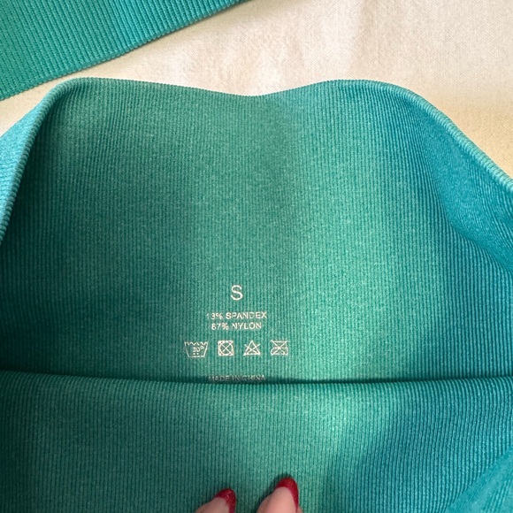 NVGTN seamless turquoise matching set small - Picture 10 of 11